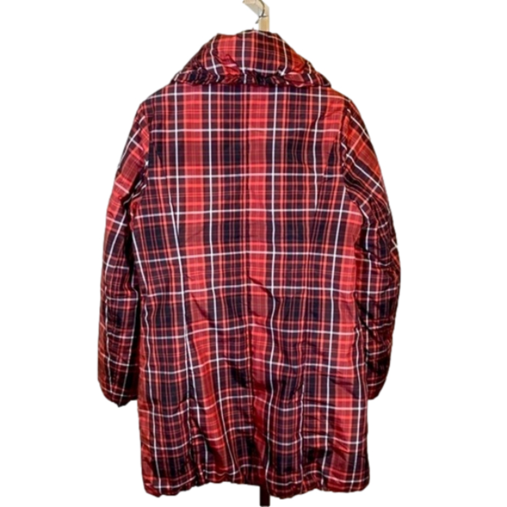 Aventura Plaid in Pinot Arlington Car Coat NWT - Picture 2 of 5
